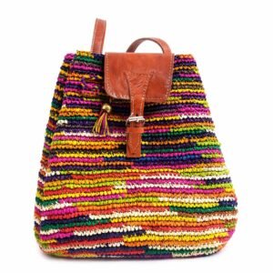 Rainbow Backpack | Hats Raffia/Raphia