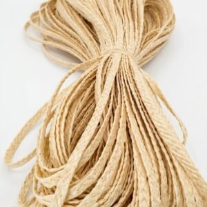 Natural Braided Raffia Cord — Madagascar